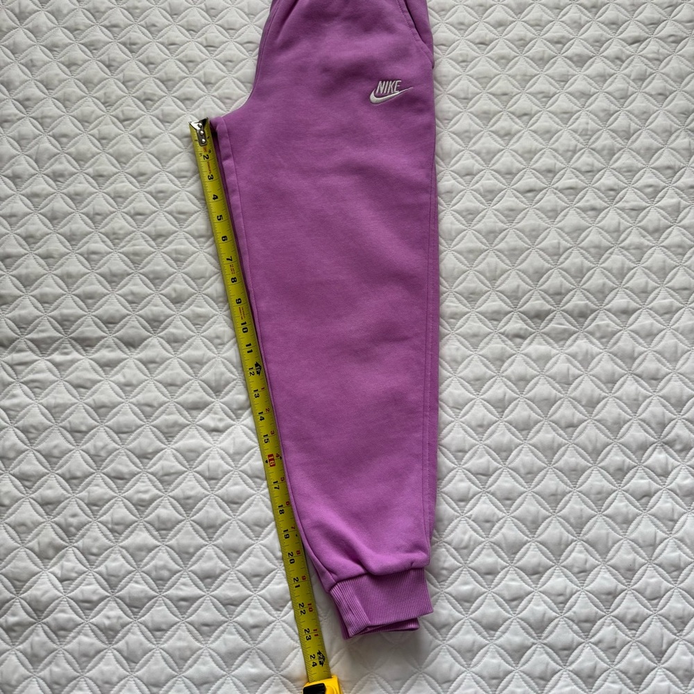 Nike Sportswear Club Fleece Big Kids Joggers Sweatpants Pink Lt Magenta Size M - Picture 7 of 10